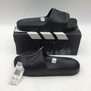 Adidas Adilette Aqua Slides Mens Size 10 Black Sport Sandals IF7371 N\EW